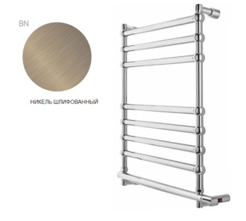 Полотенцесушитель водяной Margaroli 564/8-TS 460 мм BOX Bright Nickel 564TS478NNNB