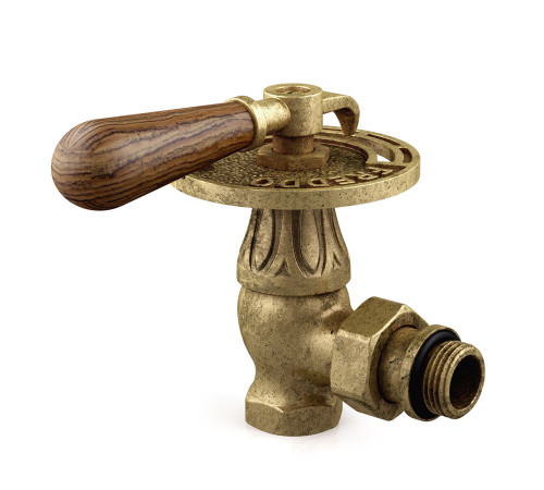 Вентиль ручной угловой SR Rubinetterie Belle Epoque 1/2 бронза 0310-1500Z000