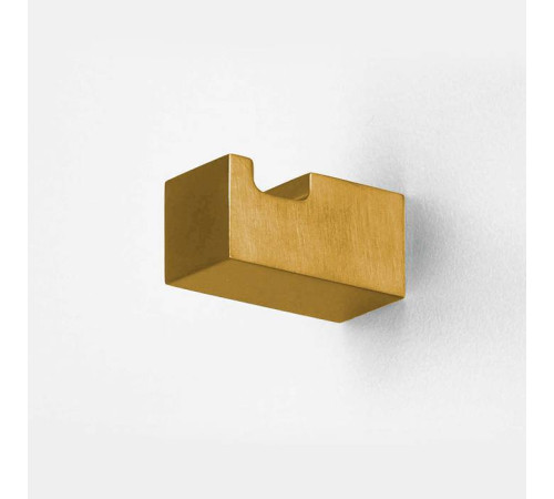 Крючок для ванной одинарный Colombo Design MiniQ золото матовое CD127.OM