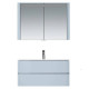 Зеркальный шкаф с подсветкой AM.PM Inspire V2.0 100 см светло-голубой M30MCX1001BG