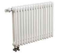 Радиатор трубчатый Zehnder Charleston Completto 3057 6 секций нижнее подключение V001 RAL 9016 C3057/06/V001/RAL9016