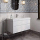 Раковина подвесная Kerama Marazzi Cubo 101х48.5 см белый глянцевый CU.wb.100