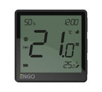 Терморегулятор беспроводной ENGO EONE-BATB Zigbee черный с аккумулятором EONE-BATB