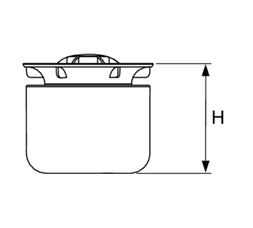 Погружной стакан с мембраной TECEdrainpoint S для сифонов 3695005