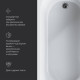 Ванна акриловая AM.PM X-Joy 180x80 см W94A-180-080W-A