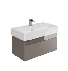 Тумба подвесная Kerama Marazzi Logica 86.8x46x40.3 см 2 ящика песчаный LOG.90.2\SAN