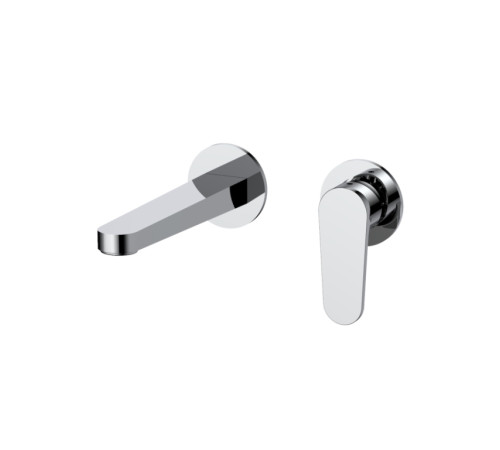 Смеситель для раковины AQUAMET Novara настенный хром AQM6915CR