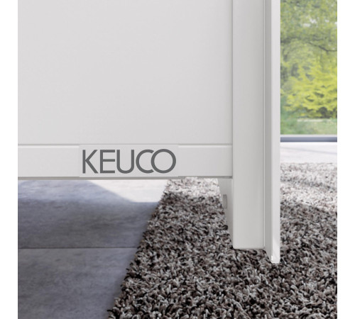 Тумба под раковину KEUCO STAGELINE 1000x490x625 мм 1 ящик с сифоном белый 32872 300000