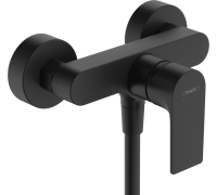 Смеситель для душа Hansgrohe Rebris E однорычажный внешний монтаж черный матовый 72650670