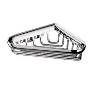 Полка-решетка угловая emco System2 съемная 127x127x37 мм хром 3545 001 00