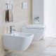 Биде подвесное Duravit Viu 37х57 см 1 отверстие белый 2292150000