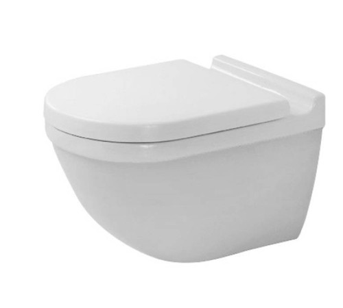 Комплект унитаз подвесной Duravit Starck 3 Rimless WonderGliss и сиденье с микролифтом 45270900A11