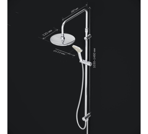 Душевая система AM.PM Like ShowerSpot F0790000