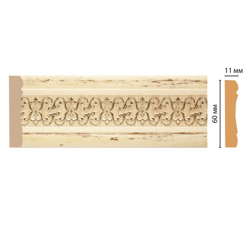 Молдинг DECOMASTER 164-1028 ДМ 59х11х2400 мм 164-1028 ДМ