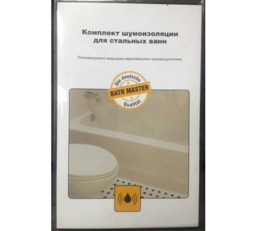Комплект шумоизоляции для стальных ванн Bath Master 6 пластин BM-06-01-S