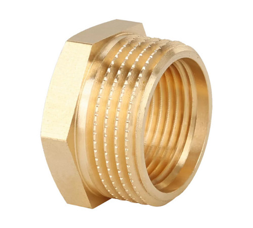 Футорка резьбовая латунная Gappo 1x1/2 НР/ВР G1219