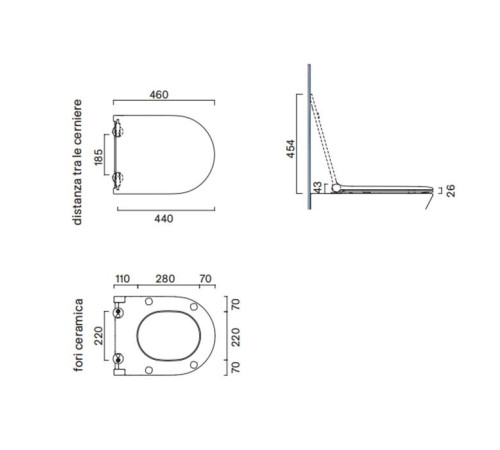Сиденье для унитаза Catalano Sfera/Zero SLIM с микролифтом цемент матовый 0551200023