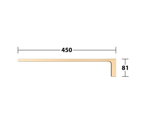 Полотенцедержатель Keuco Edition 11 подвесной brushed brass 11120250000