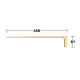 Полотенцедержатель Keuco Edition 11 подвесной brushed brass 11120250000