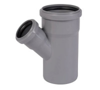 Тройник для внутренней канализации Ostendorf HTEA 75/50 мм 67° 113310
