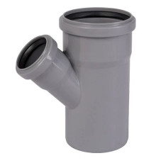 Тройник для внутренней канализации Ostendorf HTEA 75/50 мм 67° 113310