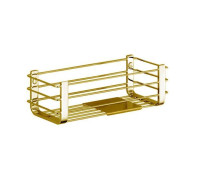 Полка для ванной Colombo Design Angolari 27x11 см PVD золото матовое B9632.OM