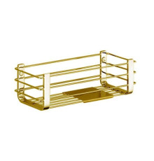 Полка для ванной Colombo Design Angolari 27x11 см PVD золото матовое B9632.OM