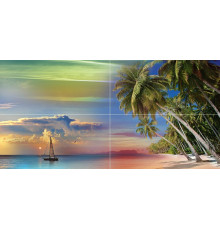 Панно Ceramica Classic Tropical Night P4D290 из 4-х элементов 80х40 см