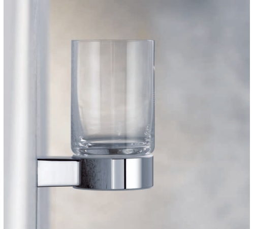 Держатель стакана с хрустальным стаканом KEUCO PLAN нержавеющая сталь 14950 079000