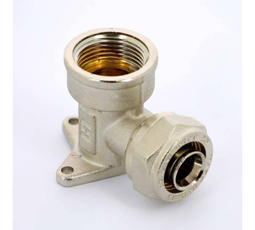 Водорозетка обжимная Uni-Fitt 20x1/2 никелированная 670N7200