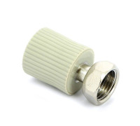 Муфта полипропиленовая FV-Plast с накидной гайкой и вварным патрубком 20x1/2 223020