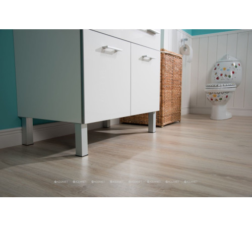 Тумба с раковиной Aquanet Верона 90 напольная 1 ящик 2 дверцы белый 00287673