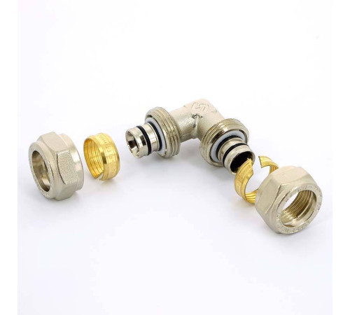 Угол обжимной Uni-Fitt 20 мм никелированный 663N7700