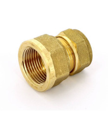 Муфта обжимная Tiemme 1100 18 мм х 3/4 ВР латунная 1100026