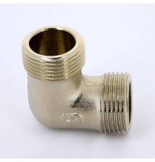 Угольник резьбовой Uni-Fitt 3/4 Н-Н никелированный 613N3300