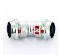 Угол пресс 45° Viega Prestabo 22 мм оцинкованная сталь 558284