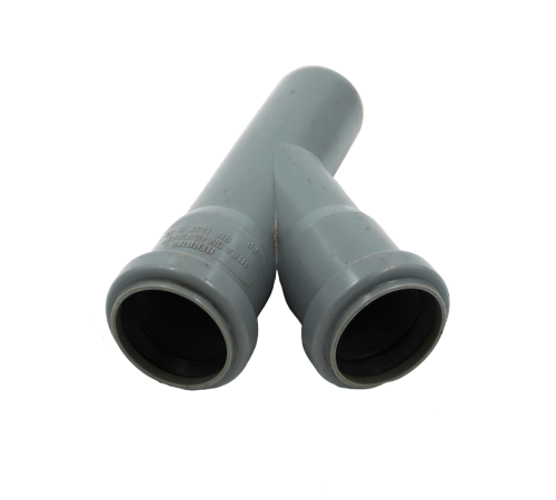 Тройник канализационный REHAU RAUPIANO Plus 40/40/45° 11210031003