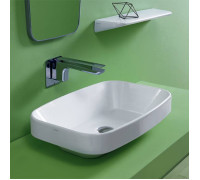 Раковина SIMAS Baden Baden 60х38 см без отверстия белая BB11bi