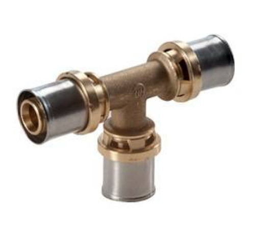 Тройник Giacomini RM150 32x3 мм латунный пресс RM150Y011