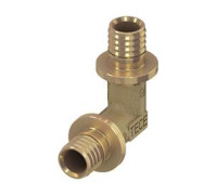 Уголок соединительный 90° TECE TECEspring AX 20/20 латунь 767020S