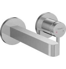 Смеситель для раковины Hansgrohe Finoris настенный на 2 отверстия излив 165 мм внешняя часть хром 76051000