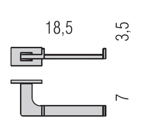Держатель для туалетной бумаги Colombo Design Look хром B1608.CR
