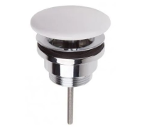 Донный клапан Splendy для раковины универсальный 1 1/4 белый AA3071URKW