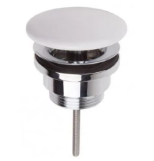 Донный клапан Splendy для раковины универсальный 1 1/4 белый AA3071URKW