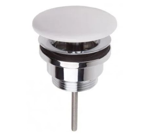 Донный клапан Splendy для раковины универсальный 1 1/4 белый AA3071URKW