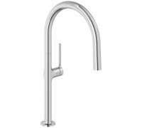 Смеситель для кухни Kludi REEF с выдвижным поворотным изливом хром 508510575