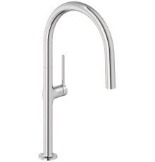 Смеситель для кухни Kludi REEF с выдвижным поворотным изливом хром 508510575