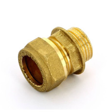 Муфта компрессионная Tiemme 1100 18х3/4 наружная резьба 1100011