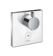 Термостат hansgrohe ShowerSelect Glass Highflow с выводом для душа внешняя часть 15735400