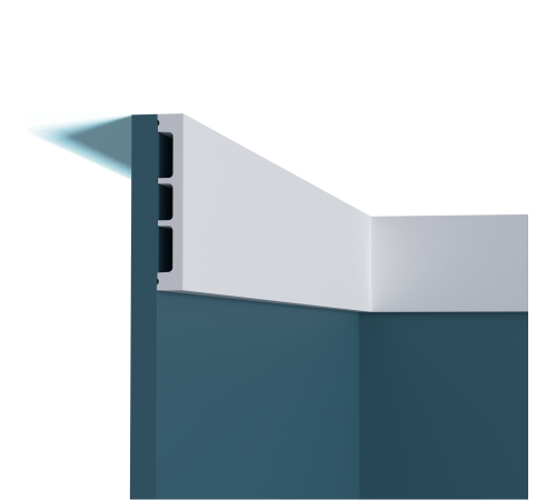 Карниз потолочный Perfect Plus P211 из ударопрочного полимера 2000x200x200 мм P211